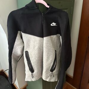 Men's Nike Black and Gray Athletic Jacket